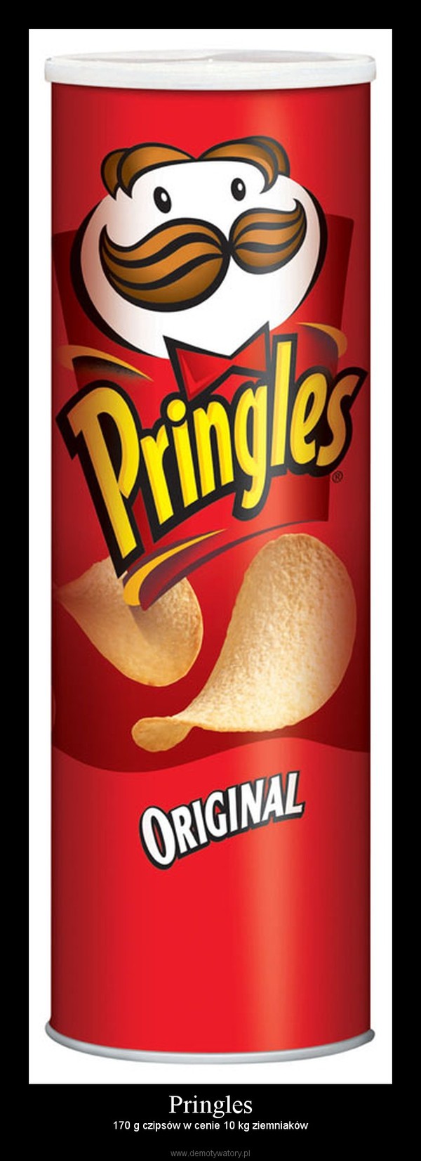 Pringles – 170 g czipsów w cenie 10 kg ziemniaków 