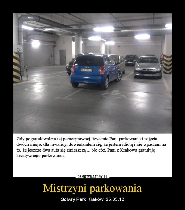 Mistrzyni parkowania – Solvay Park Kraków. 25.05.12 