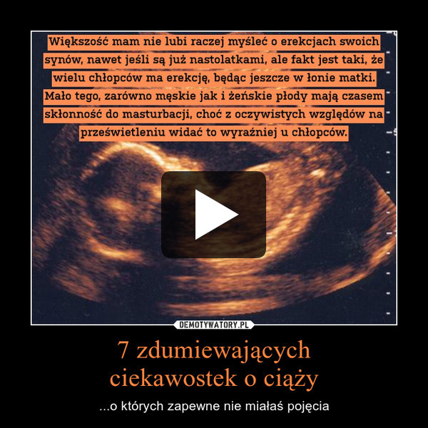 7 zdumiewającychciekawostek o ciąży – ...o których zapewne nie miałaś pojęcia 