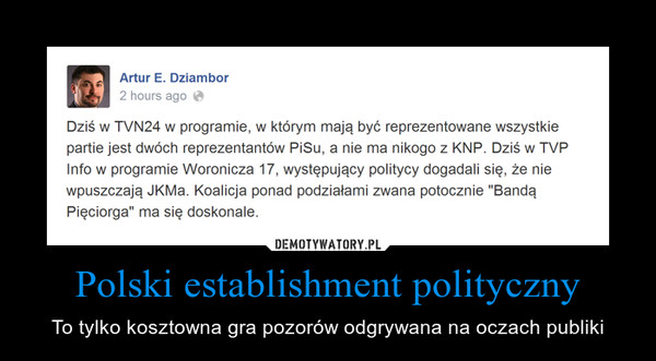 Polski establishment polityczny