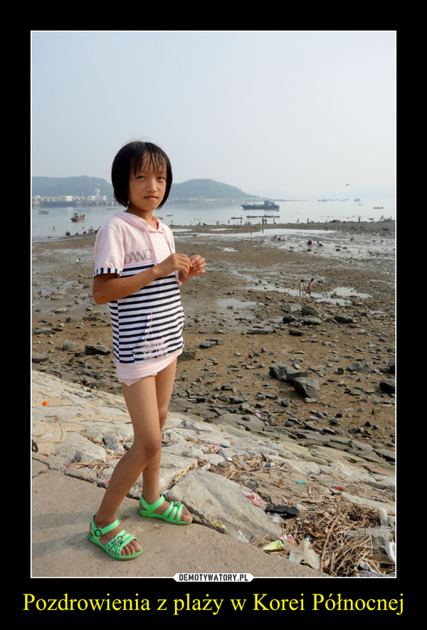 Pozdrowienia z plaży w Korei Północnej –  