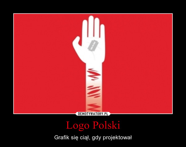 Logo Polski – Grafik się ciął, gdy projektował 