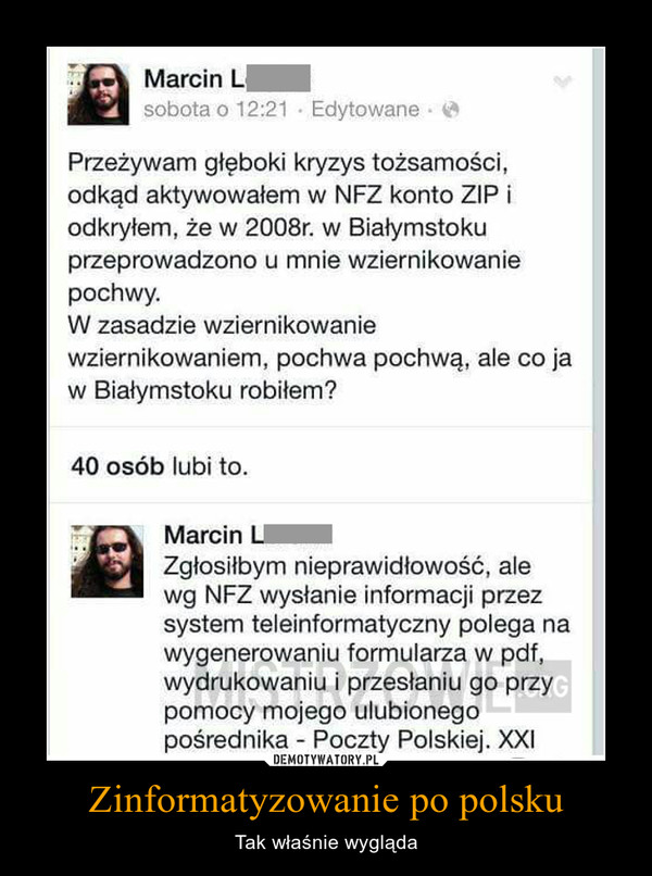 Zinformatyzowanie po polsku – Tak właśnie wygląda 