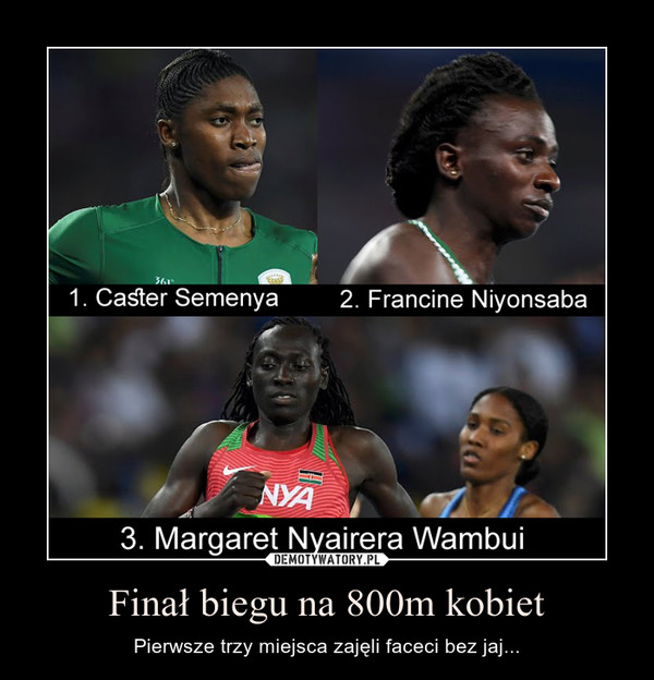 Finał biegu na 800m kobiet