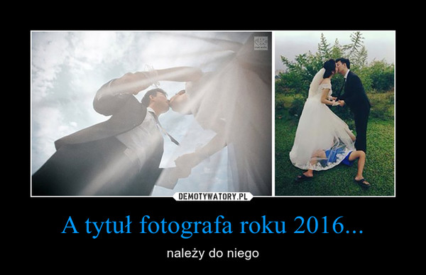 A tytuł fotografa roku 2016...