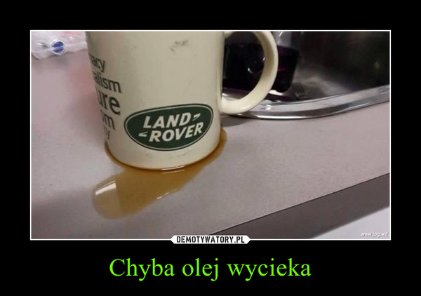 Chyba olej wycieka –  