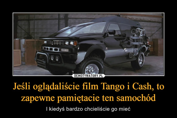 Jeśli oglądaliście film Tango i Cash, to zapewne pamiętacie ten samochód – I kiedyś bardzo chcieliście go mieć 