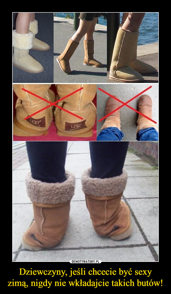 Dziewczyny, jeśli chcecie być sexy zimą, nigdy nie wkładajcie takich butów! –  