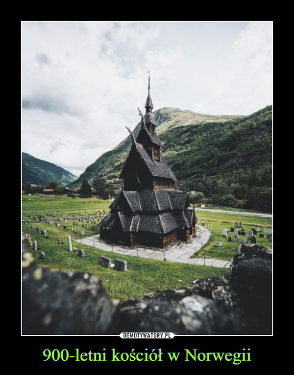 900-letni kościół w Norwegii –  