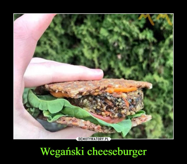 Wegański cheeseburger –  