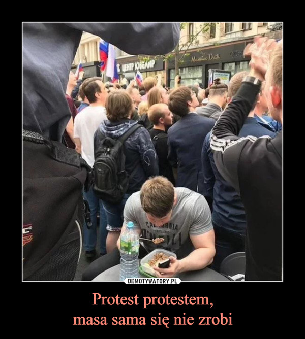 Protest protestem,masa sama się nie zrobi –  