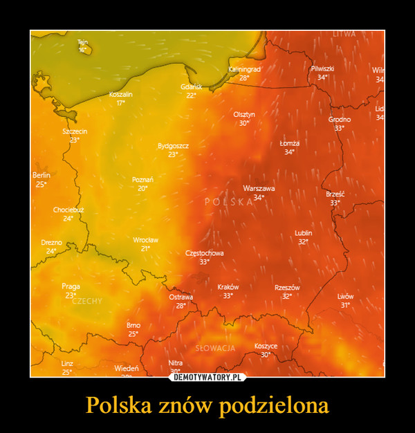 Polska znów podzielona –  
