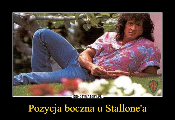Pozycja boczna u Stallone'a –  