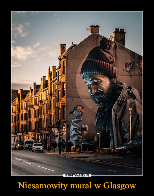 Niesamowity mural w Glasgow –  
