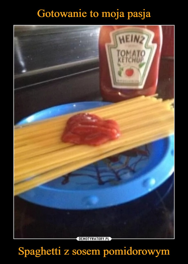 Gotowanie to moja pasja Spaghetti z sosem pomidorowym