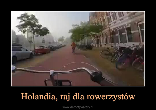 Holandia, raj dla rowerzystów –  