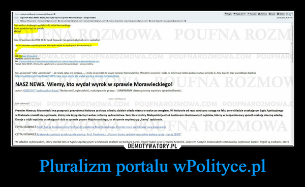 Pluralizm portalu wPolityce.pl –  