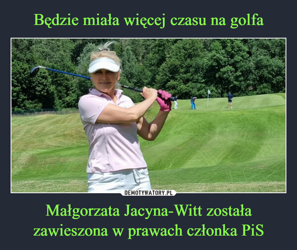 Małgorzata Jacyna-Witt została zawieszona w prawach członka PiS –  