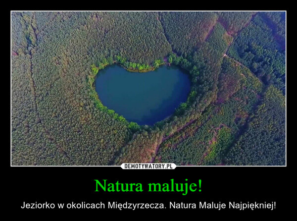 Natura maluje! – Jeziorko w okolicach Międzyrzecza. Natura Maluje Najpiękniej! 