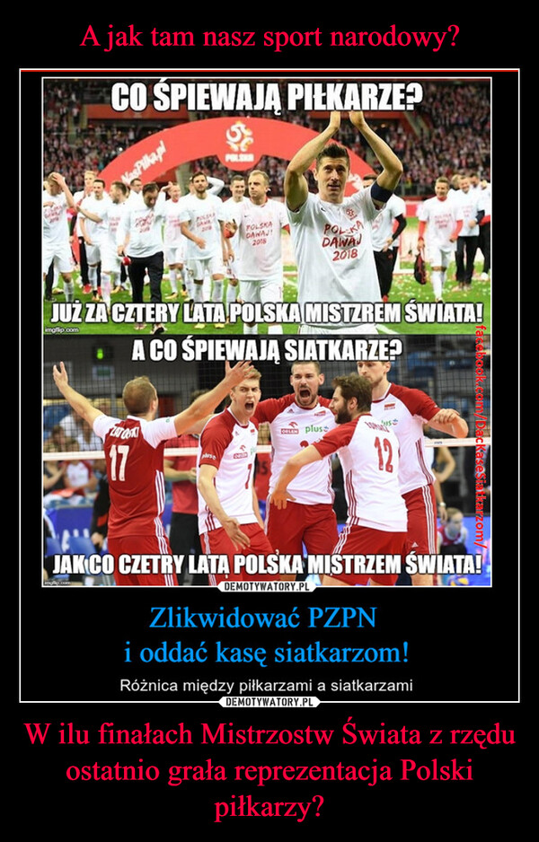 W ilu finałach Mistrzostw Świata z rzędu ostatnio grała reprezentacja Polski piłkarzy? –  