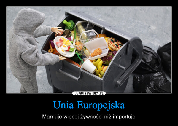 Unia Europejska – Marnuje więcej żywności niż importuje 