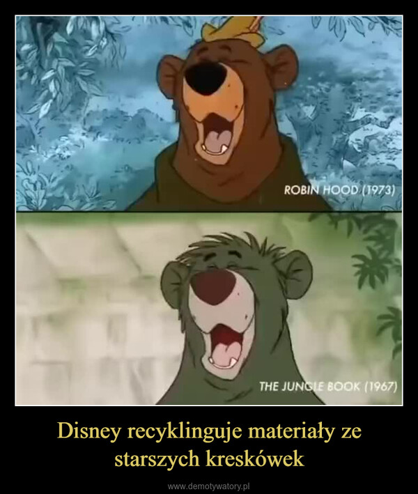Disney recyklinguje materiały ze starszych kreskówek –  0.01THE JUNGLE BOOK (196SWORD IN THE STONE (196