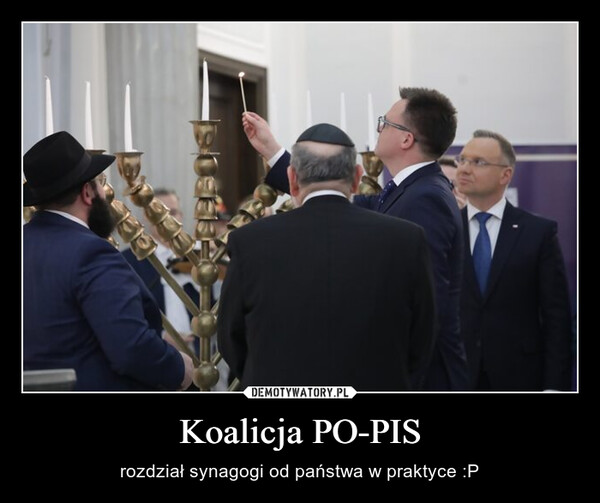 Koalicja PO-PIS – rozdział synagogi od państwa w praktyce :P ટો8FF