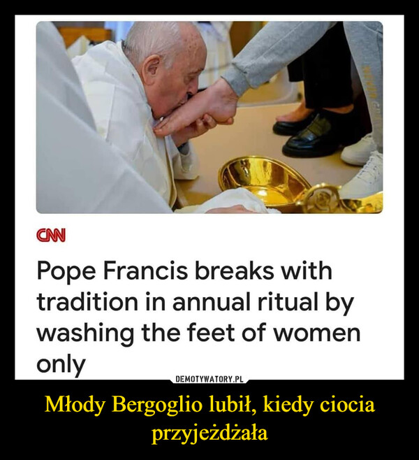 Młody Bergoglio lubił, kiedy ciocia przyjeżdżała