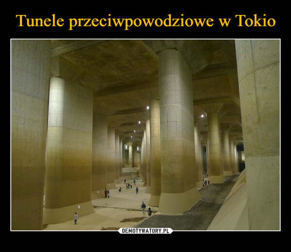 Tunele przeciwpowodziowe w Tokio